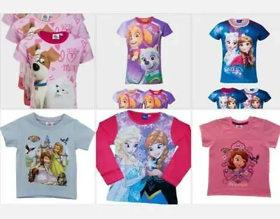 Buy Girls Official Character Wear T-shirts - Disney, Nickelodeon Etc - New • 7.49£