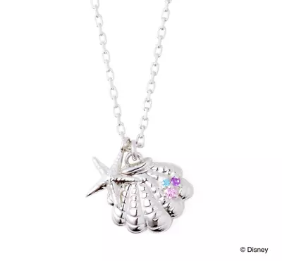 Buy THE KISS Disney Princess Little Mermaid Ariel Silver Necklace DI-SN800CB Japan • 152.59£
