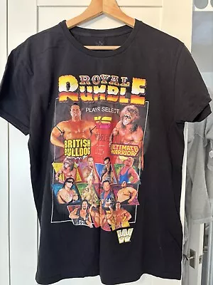 Buy WWE Royal Rumble Wrestling T-shirt * Size Large/Medium * Warrior * Bulldog • 5.99£