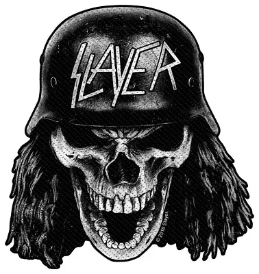 Buy Slayer Wehrmacht Skull Cut Out Patch Official Thrash Metal Band Merch • 5.63£