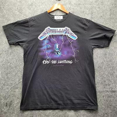Buy Metallica Shirt XL Ride-The-Lighting Tour Merch Graphic Tee • 13.18£