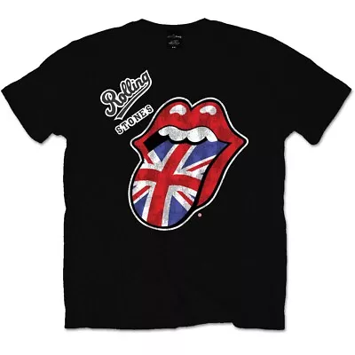 Buy The Rolling Stones T-Shirt: Vintage British Tongue - Official Product - Free P&P • 14.95£