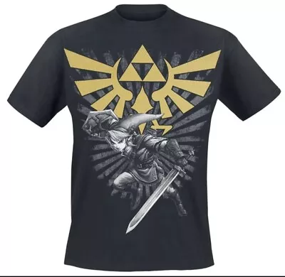 Buy Zelda Triforce Wingcrest T-Shirt Immaculate Condition Size Large EU 54 • 12£
