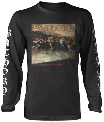 Buy Bathory Blood Fire Death Tracklist Black Long Sleeve Shirt NEW OFFICIAL • 30.39£