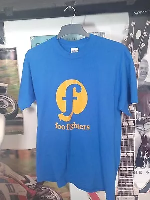 Buy Foo Fighters T Shirt, Mens Medium Blue  • 10£