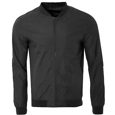 Buy Mens Lightweight Bomber Jacket For Men Elasticated Cuff Smart Casual Coats S-2XL • 14.99£