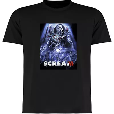 Buy Scream 6 Ghost Face Horror Movies Black  T-Shirt • 13.99£