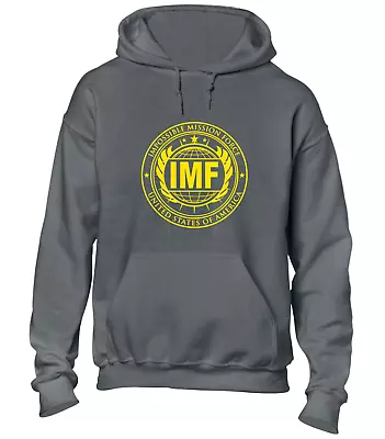 Buy Impossible Mission Force Hoody Hoodie Funny Spy Secret Agent Classic Movie Film • 21.99£