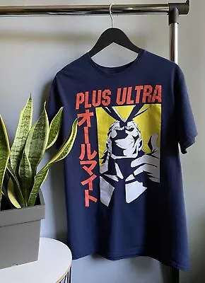 Buy Funko Pop Tees All Might Plus Ultra My Hero Academia T Shirt Size L Men Large • 62.06£
