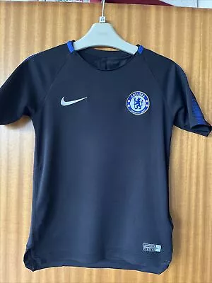 Buy Boys Black Chelsea Football Club T- Shirt Top Size 6,7,8 Years • 0.99£