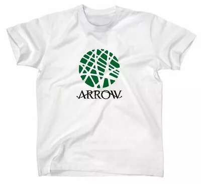 Buy Arrow Mystery Symbol T-Shirt TV Series Green Logo Fanshirt Fan Oliver Queen • 20.29£