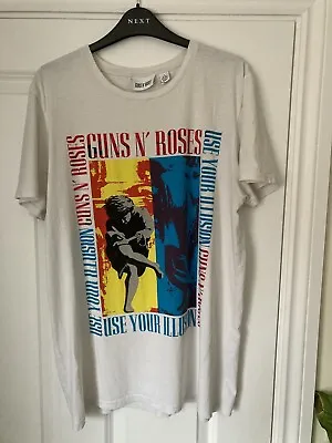 Buy Guns N Roses Large White T- Shirt  Use Your Illusions • 12.99£