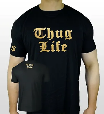 Buy Thug Life Hip Hop Rap T-Shirt Men Women Unisex Retro Gangster Urban Rapper Music • 10.49£