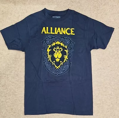 Buy World Of Warcraft Alliance Crest T Shirt Size Medium • 15£