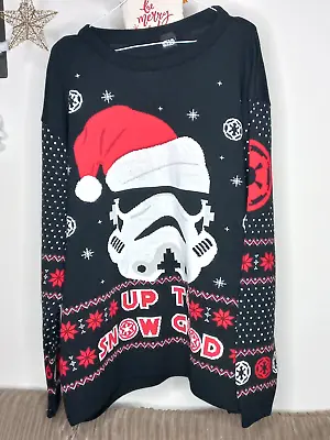 Buy Star Wars Novelty Knitted Christmas Winter Jumper XXXXL 4XL Storm Trooper Merch • 39.99£