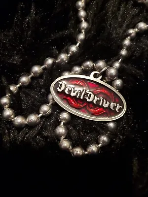 Buy Necklace DEVIL DRIVER Pendant Rare 2005 Tour Ball Chain Euc DevilDriver Merch • 110.48£