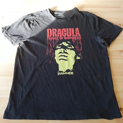Buy DRACULA PRINCE OF DARKNESS Movie Tshirt L Black Hammer Films DRACULA Tshirt Tee • 232.94£