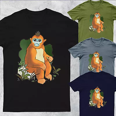 Buy Cute Golden Monkey For Adults Tee Mens T Shirts  #DG#P1#PR • 9.99£