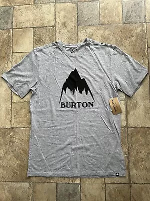 Buy Burton Men’s Grey T-shirt BNWT Size Large FREE POSTAGE! • 9.99£
