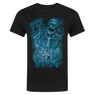 Buy Avenged Sevenfold T-Shirt Chained Skeleton Band New Black Official • 14.95£