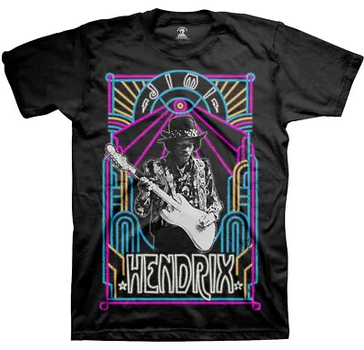 Buy Jimi Hendrix Electric Ladyland Neon Black T-Shirt - OFFICIAL • 14.89£