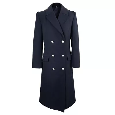 Buy Original German Army Women's Bundeswehr Luftwaffe Blue Coat- All Sizes-Surplus • 20.95£