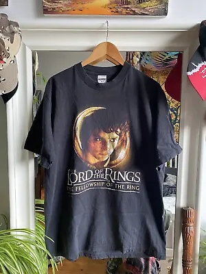 Buy Vintage Lord Of The Rings The Fellowship Of The Ring Movie Promo T Shirt XL • 125£