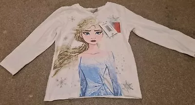 Buy Matalan Frozen Elsa Long Sleeve Top T Shirt 2-3 BNWT • 3.99£