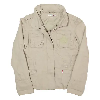Buy LEVI'S Womens Jacket Beige Hooded M • 28.99£