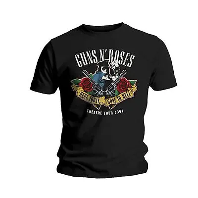 Buy Guns N Roses Tour 1991 Slash Axl Rose Rock Official Tee T-Shirt Mens Unisex • 15.99£