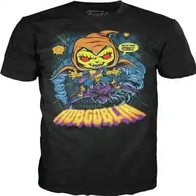 Buy Funko Pop Tee Marvel Spider-man Hobgoblin Exclusive Mens T-shirt Size L New • 11.52£