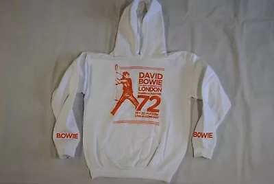 Buy David Bowie Ziggy Stardust Tour 1972 Live Hoodie Hooded Sweatshirt New Official • 16.99£