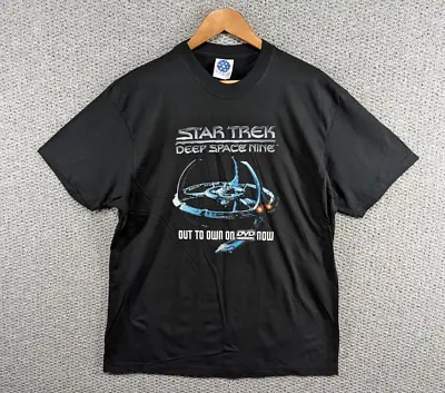 Buy Star Trek Deep Space Nine Vintage 90's Promo Graphic Print T-shirt Tee - L • 47.50£
