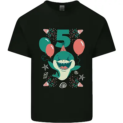 Buy 5th Shark Birthday 5 Years Old Kids T-Shirt Childrens • 6.99£