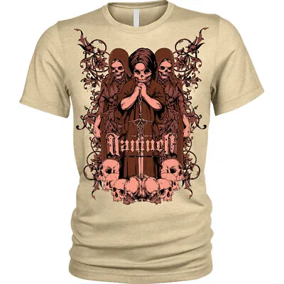 Buy Damned T-Shirt Holy Trinity Skull Gothic Undead Skeleton Unisex Mens • 12.95£