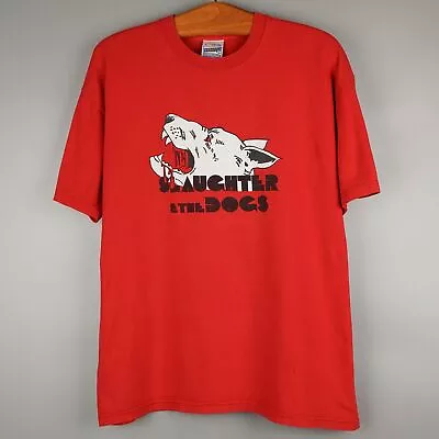 Buy Vintage Slaughter And The Dogs T Shirt 90s • 150£