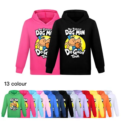 Buy Kids Dog Man World Book Day Childrens Dogman School  Boys Girls Hoodie Top Shirt • 11.99£