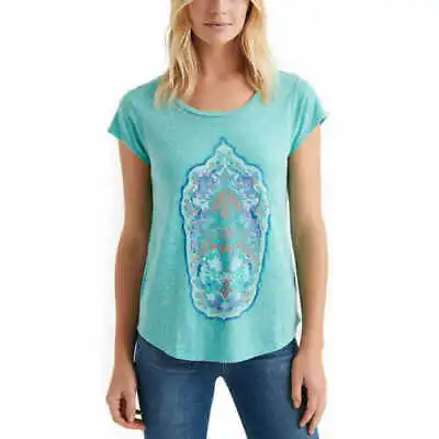 Buy NEW Lucky Brand Womens Graphic Tee VARIETY Short Sleeve NEW PATTERNS & COLORS • 14.47£