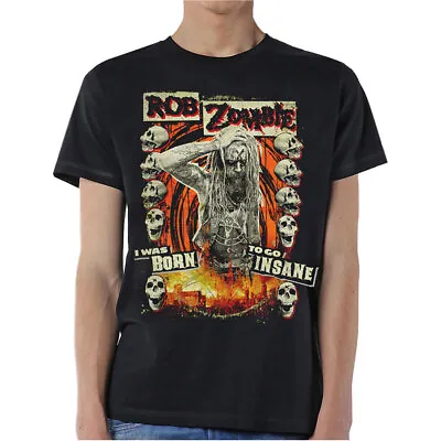 Buy ROB ZOMBIE I Was Born To Go Insane T-Shirt • 21.30£