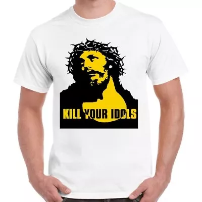 Buy Kill Your Idols Jesus Design Meme Music Movie Cool Gift Tee Tribute T Shirt 719 • 7.35£