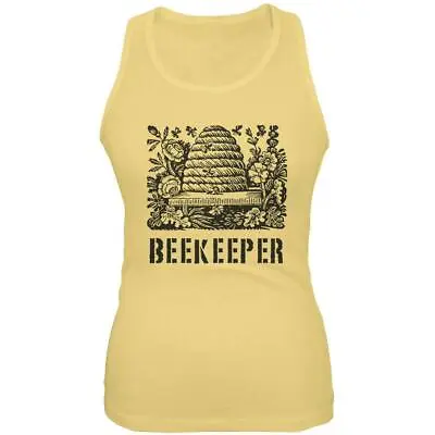 Buy Vintage Bee Beekeeper Hive Juniors Soft Tank Top • 25.99£