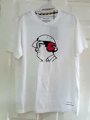 Buy Paul Smith Factory Records White T-shirt Size M Limited Edition  • 99£
