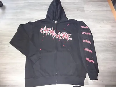 Buy Carnivore Zipper Hoodie Sweatshirt Thrash Metal Venom Dio Slayer Gruzja Jesus... • 61.65£
