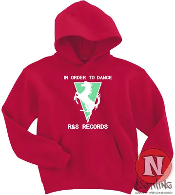 Buy R&S Records Hoodie Acid House Rave Scene Classic Music Hooded Sweatshirt Edm • 22.49£