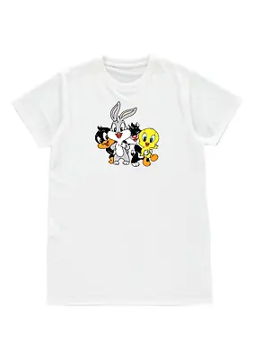 Buy Baby Looney Tunes Tv Cartoon Cute Bugs Bunny Womens Unisex T-shirt Birthday Gift • 11.99£