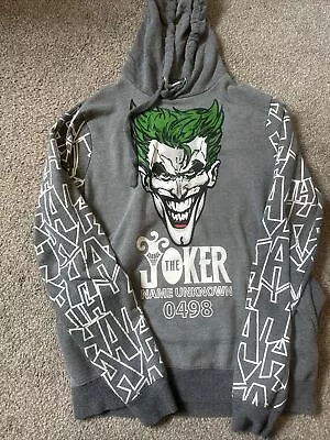 Buy Mens Joker Hoodie Size Medium  • 3.99£