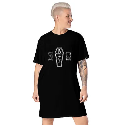 Buy Memento Mori Goth T-shirt Dress • 45.31£
