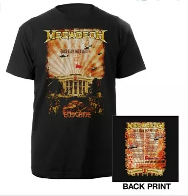 Buy Megadeth ENDGAME - This Day We Fight - METAL T-Shirt NEW Dave Mustaine - XL  • 14.99£
