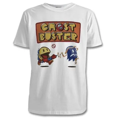 Buy Pac Man Ghostbusters Parody T Shirt - Size S M L XL 2XL - Multi Colour • 19.99£