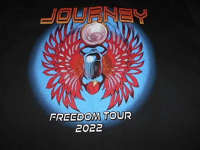 Buy * NEW * JOURNEY   Freedom Tour   T Shirt Black 2XL XXL • 14.17£